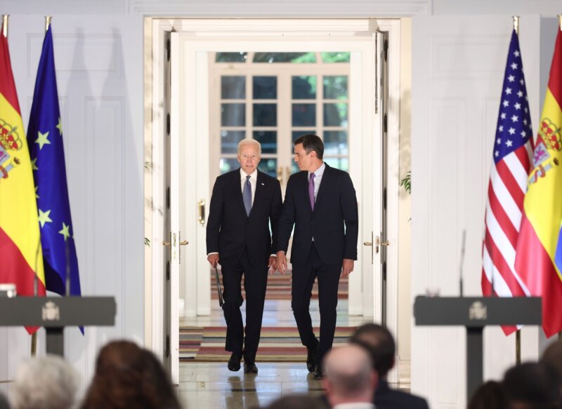 Biden recibe a Sánchez con el deseo de "profundizar los lazos históricos"