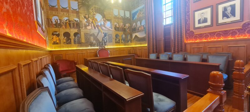 Fecha y hora de constitución del Cabildo de Gran Canaria. En la imagen Salón Plenos Cabildo Gran Canaria / RTVC