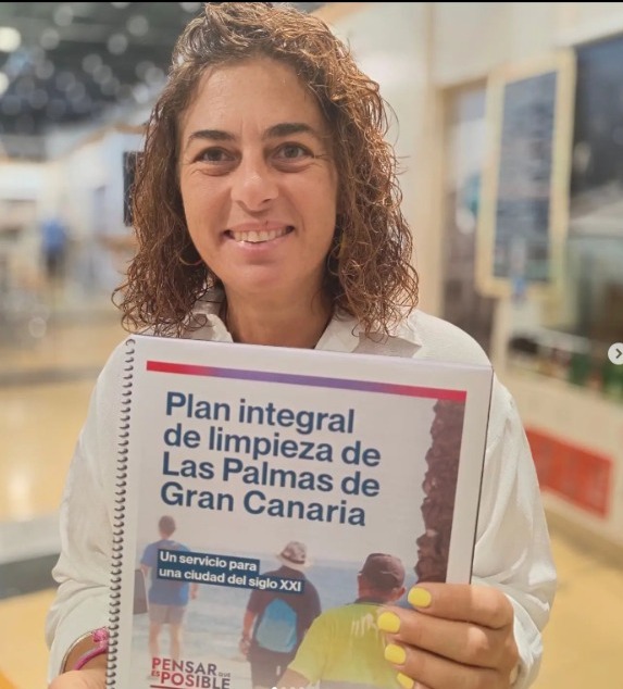 Imagen de Gemma Martínez, candidata Unidas Si Podemos a la alcaldía de Las Palmas de Gran Canaria 