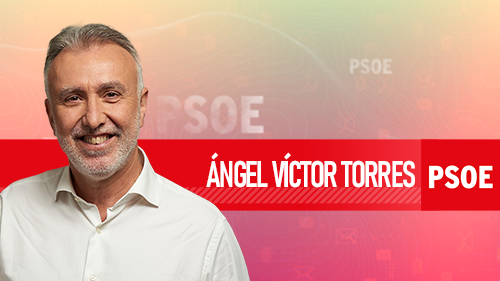Ángel Víctor Torres candidato del Partido Socialista Obrero Español a la Presidencia de Canarias en las Elecciones Canarias 2023