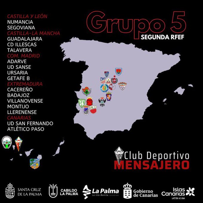 Calendario 2 rfef grupo 5 23/24