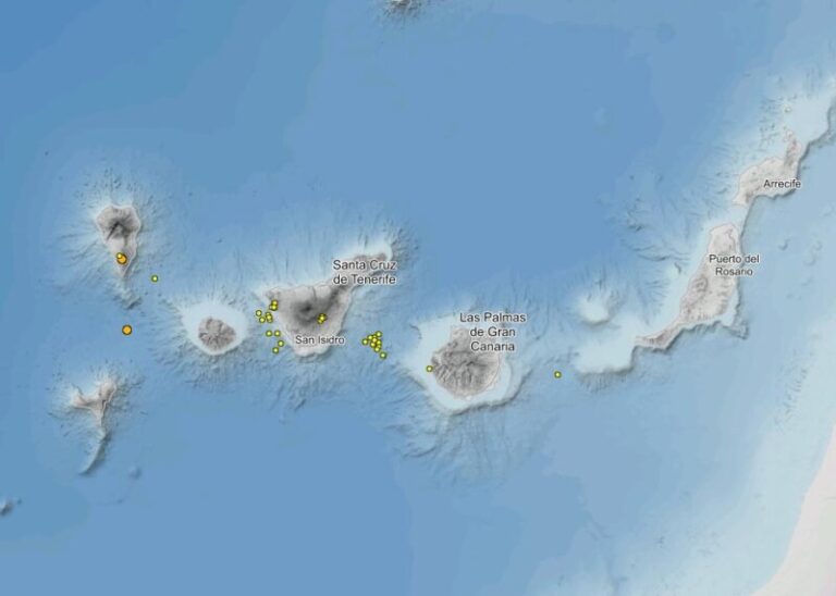 El IGN registró 2.017 terremotos en Canarias en 2023, el de mayor magnitud de 3,7
