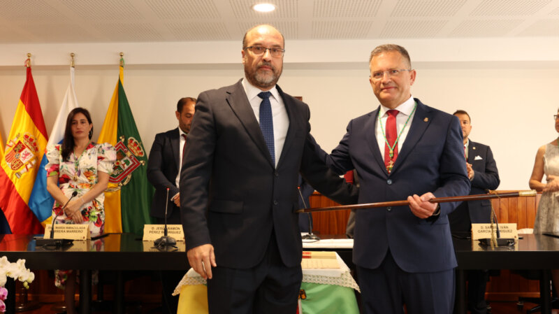 José Luis Rodríguez toma posesión en el Ayuntamiento de Valleseco