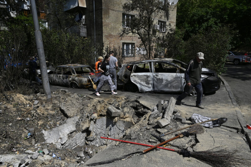 Nuevo ataque con misiles y drones sobre Kiev