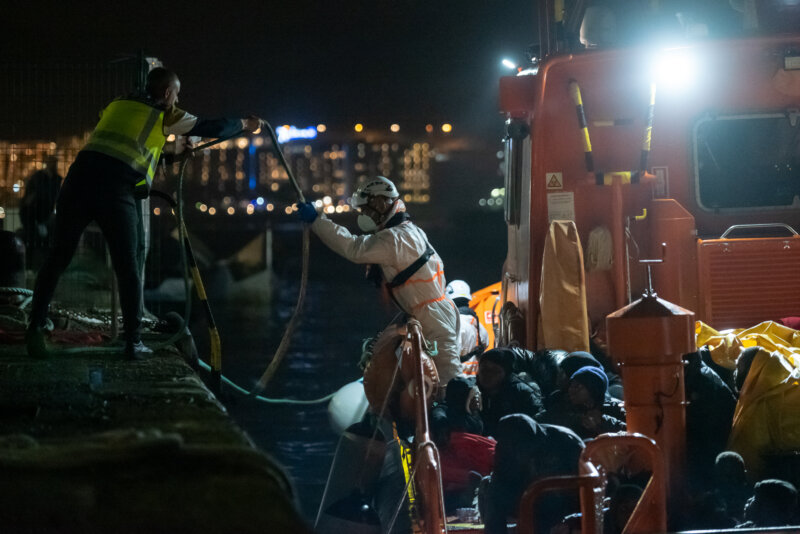 Rescatados 35 migrantes al sur de Gran Canaria