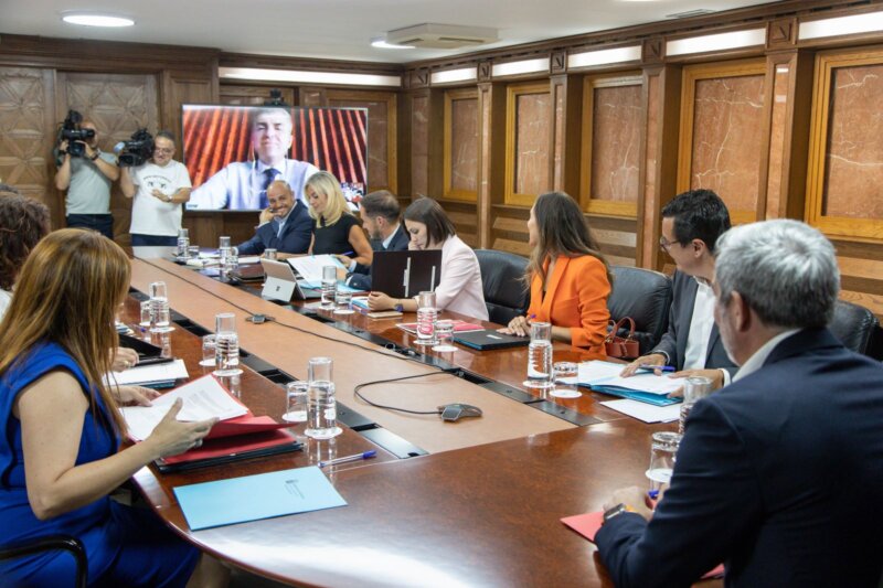 Imagen Consejo de Gobierno. Foto cedida por el Gobierno de Canarias 