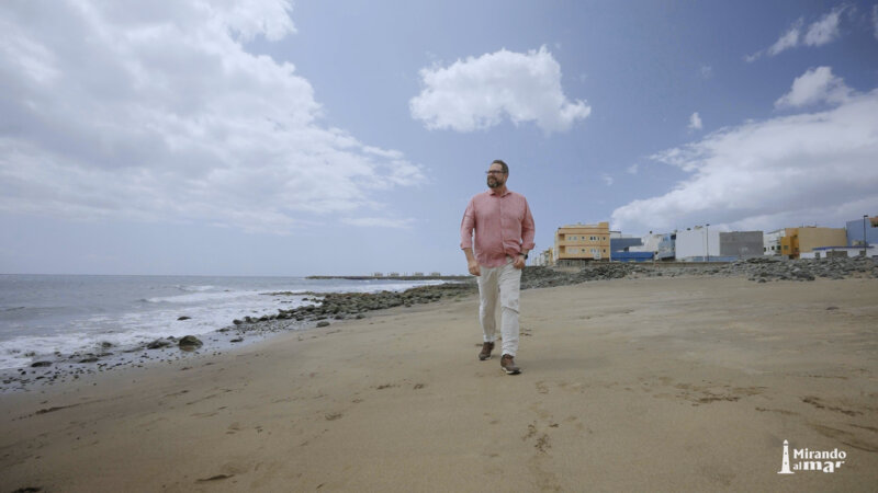 La playa de El Burrero, este viernes en ‘Mirando al Mar’