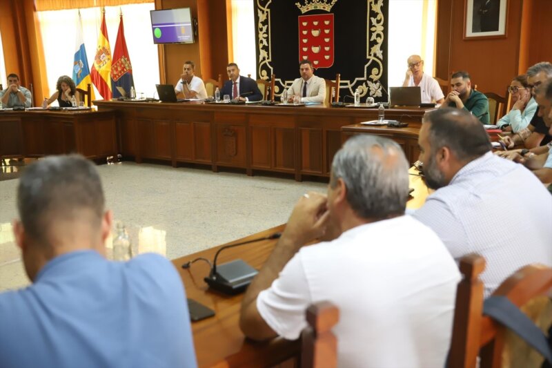 Imagen del pleno del Cabildo de Lanzarote celebrado el pasado 17 de julio / Europa Press