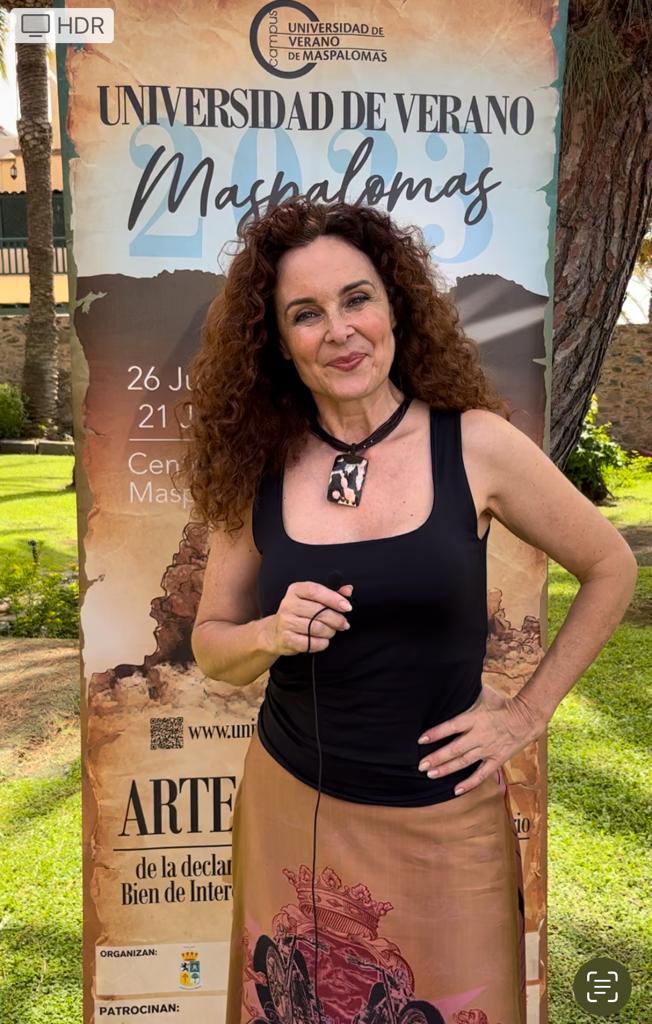 La actriz Silvia Marsó en el acto de presentación de "Voces de la Lengua" en Madrid. Fuente: EFE