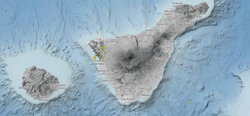 Terremotos Tenerife. IGN