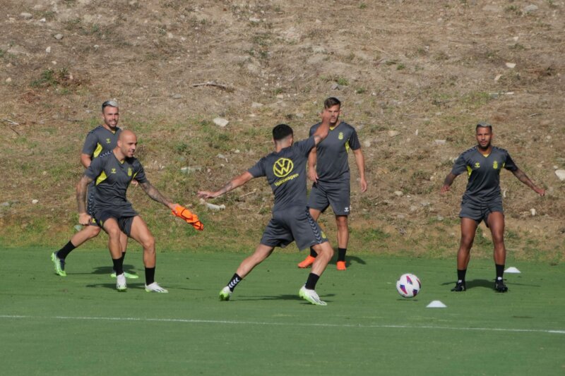 Uno de los entrenamientos de la UD Las Palmas que ha realizado en Marbella / UD Las Palmas