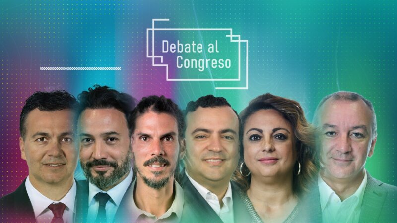 Debate electoral de aspirantes al Congreso de los Diputados por Canarias