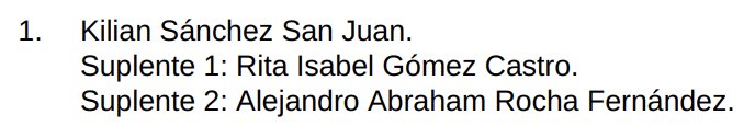 Candidatos PSOE al Senado Circunscripción La Palma