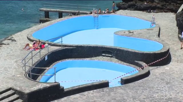 Una avería afecta a las piscinas de La Caleta, en El Hierro