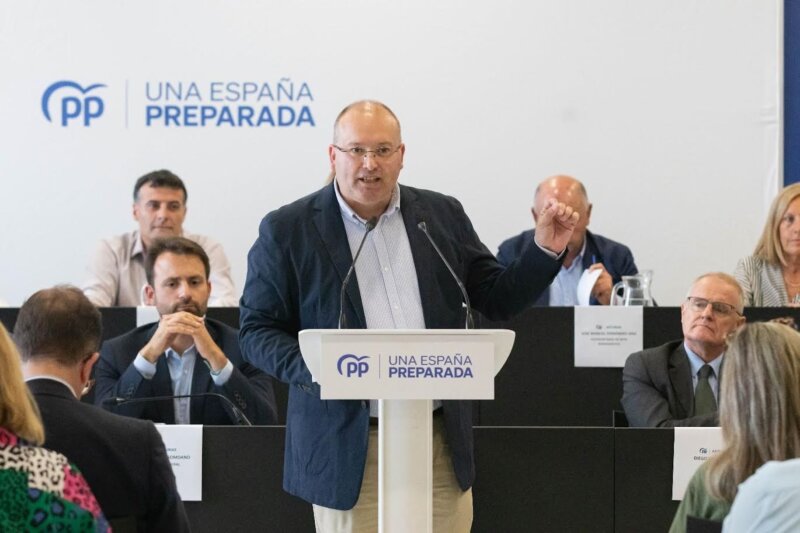 Miguel Tellado (PP) durante una intervención / Europa Press