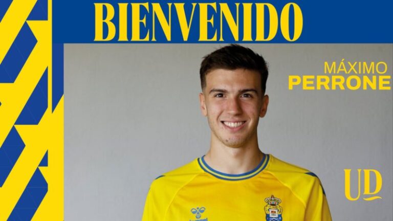 El argentino Perrone llega a la UD Las Palmas cedido por el Manchester City