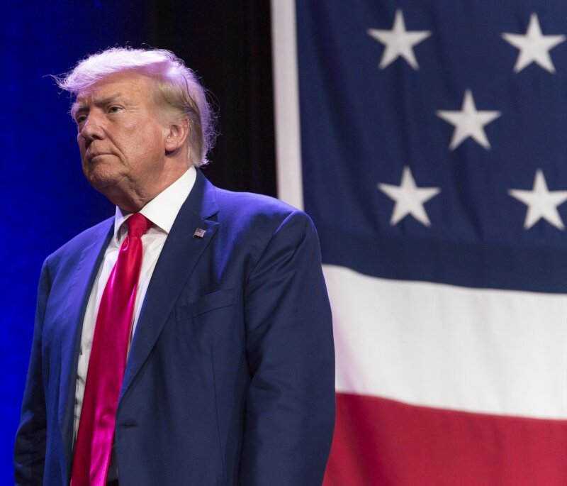 Donald Trump en una imagen de archivo durante su campaña para las primarias del Partido Republicano