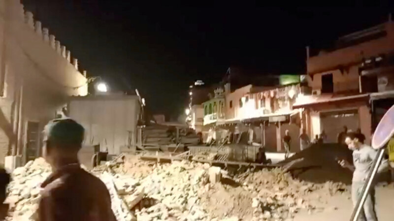 Al menos 296 muertos y 153 heridos por un terremoto de magnitud 6,9 en Marruecos
