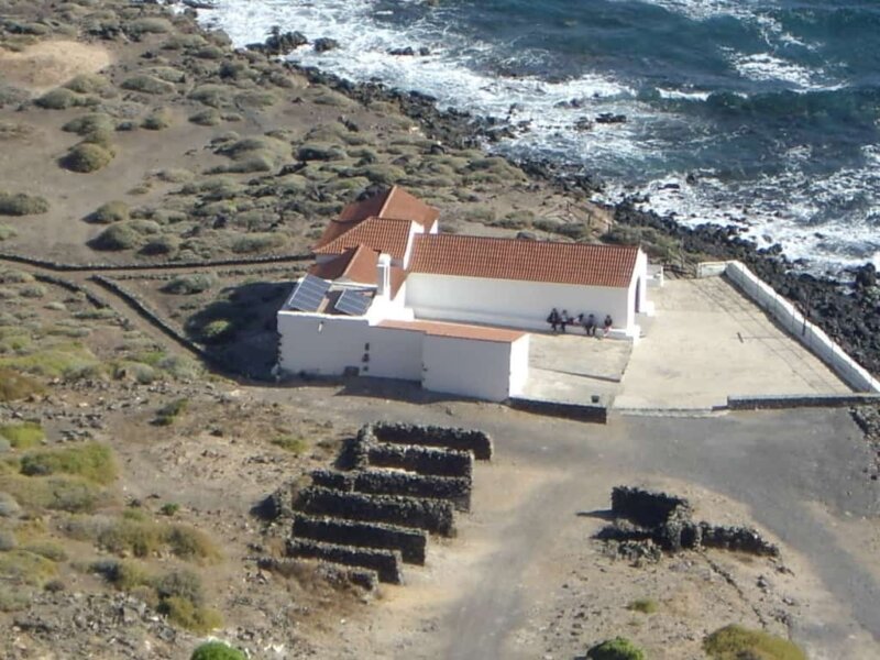 Imagen de la ermita de la Virgen de Guadalupe en Puntallana 
