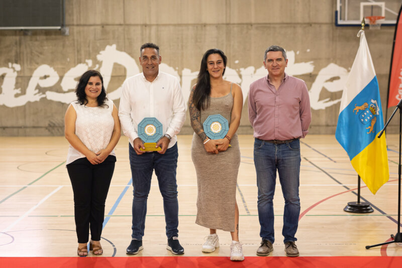 Entrega de reconocimientos a los deportistas y técnicos del municipio de Candelaria