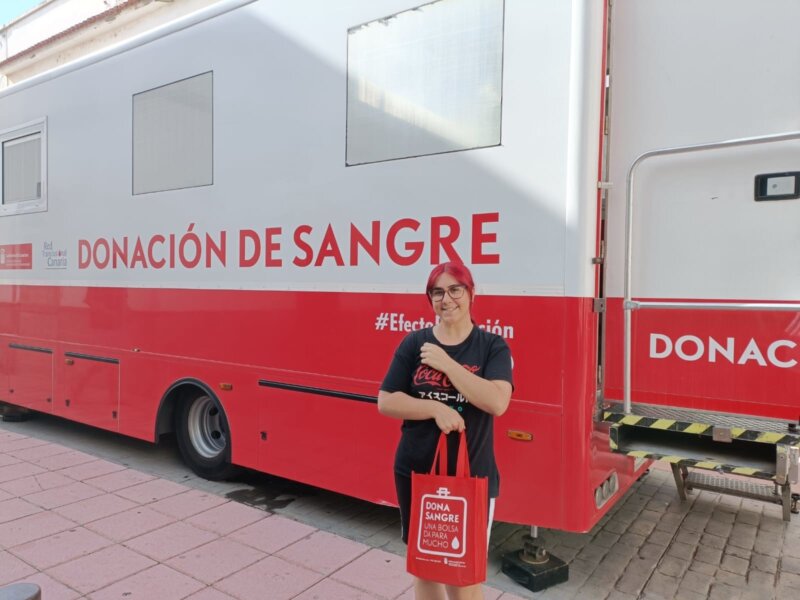 Continúa la campaña del ICHH para promocionar la donación de sangre en Canarias