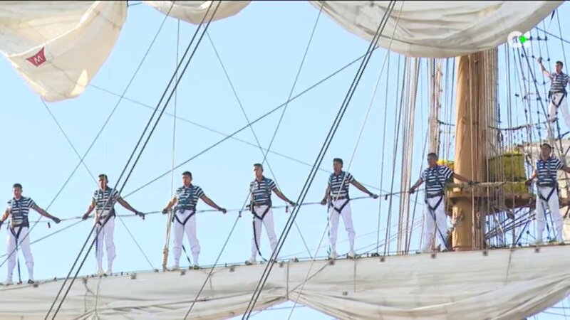 Un buque de la Armada mexicana formará oficiales en Santa Cruz de Tenerife