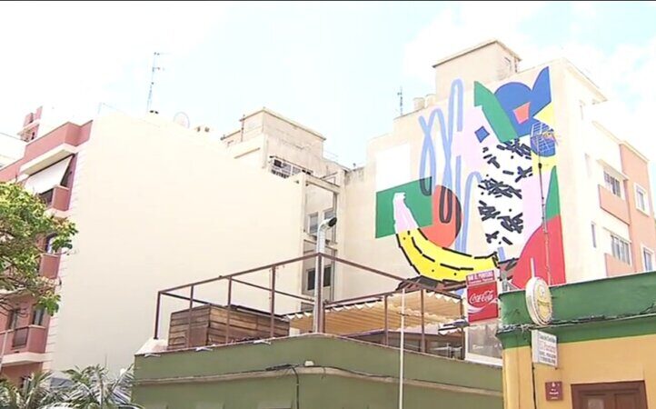 El arte urbano impregna las paredes de Santa Cruz de Tenerife