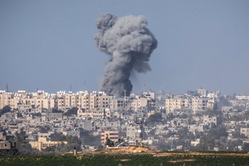 Los bombardeos de Israel sobre Gaza. Europa Press