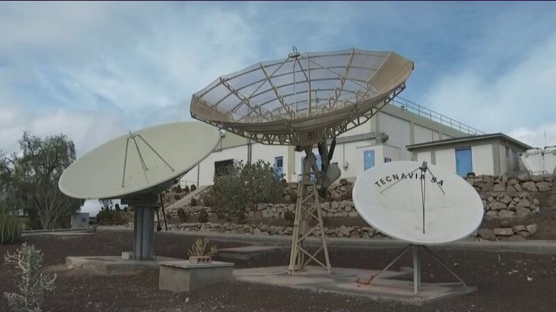 Centro Espacial de Canarias, uno de los 14 centros espaciales de España. Imagen RTVC