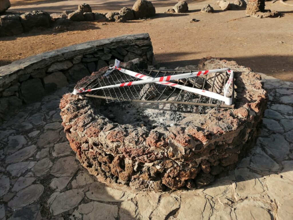 El Cabildo de Tenerife mantiene la prohibición de hacer fuego en zonas recreativas. Foto de archivo