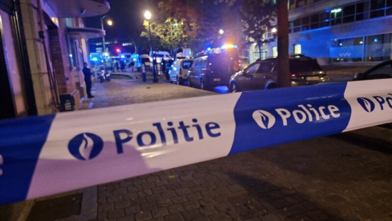 Dispositivo policial tras el atentado de Bruselas