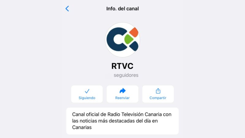 Información del inicio del canal de RTVC en Whatsapp