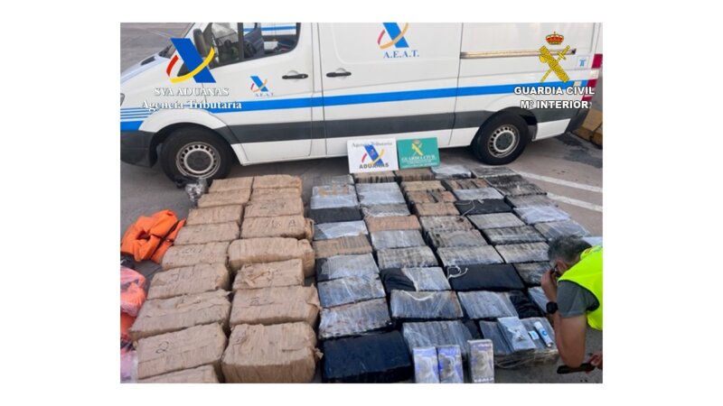 Imagen de la droga localizada en Tenerife en el barco procedente de Brasil / Agencia Tributaria