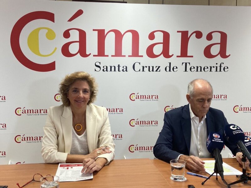 Presentación del índice de confianza empresarial canario. Imagen Cámara de Comercio de Santa Cruz de Tenerife