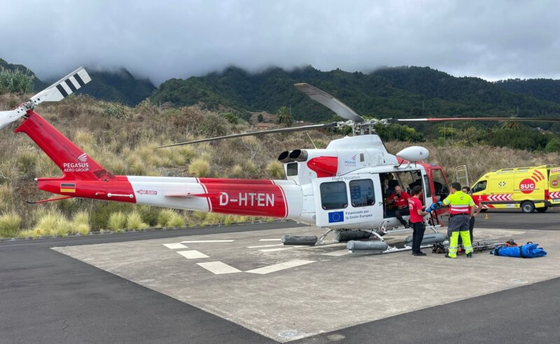 Un escalador de 40 años resultó herido moderado este miércoles tras golpearse con una roca en la zona de La Atalaya, en el municipio de Tegueste, Tenerife