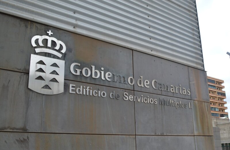 El edificio de Servicios Múltiples del Gobierno de Canarias