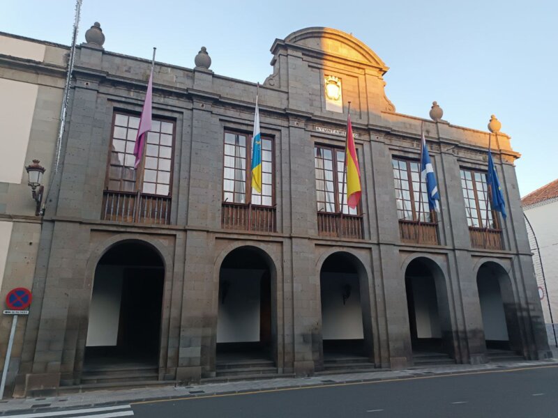 Imagen fachada ayuntamiento de La Laguna en Tenerife 