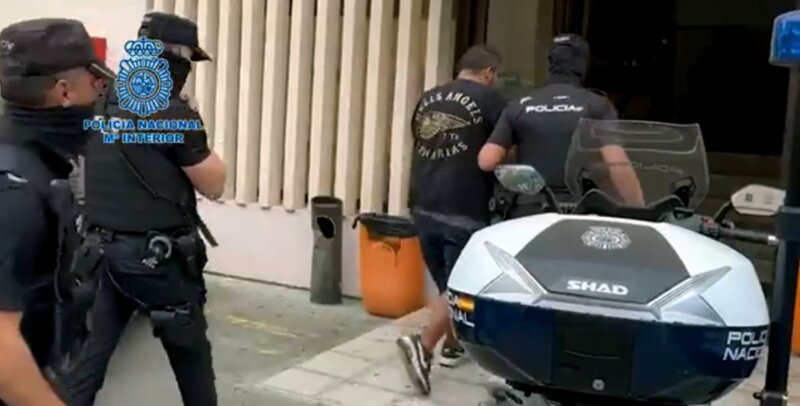 Detenidos seis miembros vinculados al capítulo Canary Islands de la banda motera Hells Angels en Tenerife
