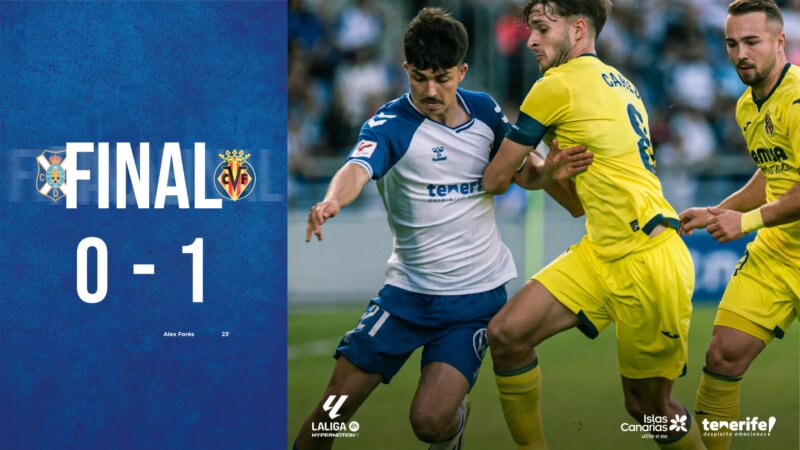 El Tenerife cae por la mínima ante el  Villarreal B