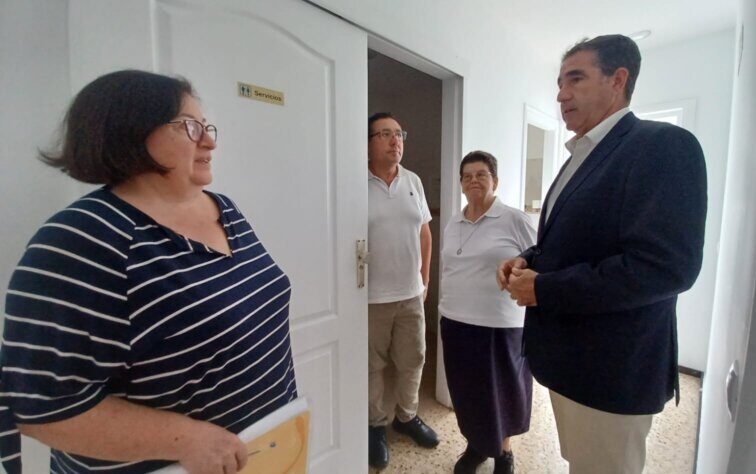 Francisco Candil visita La Casa Hogar Sor Lorenza