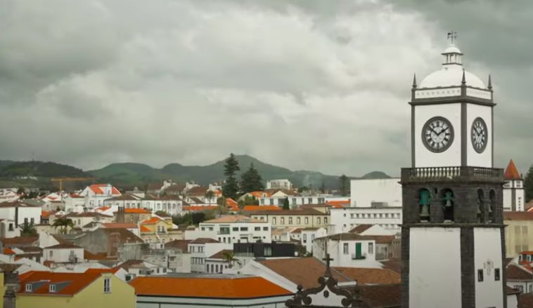Ciudad de Punta Delgada, una de las capitales de Azores