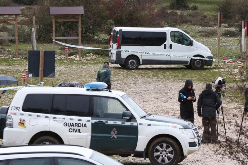 Dispositivo policial en la sierra de Urbasa en Navarra. Informa EFE