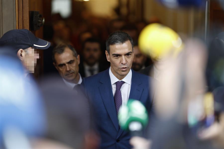 Pedro Sánchez, presidente del Gobierno. Imagen EFE