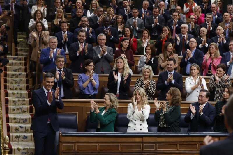 Pleno Investidura Sánchez. Efe