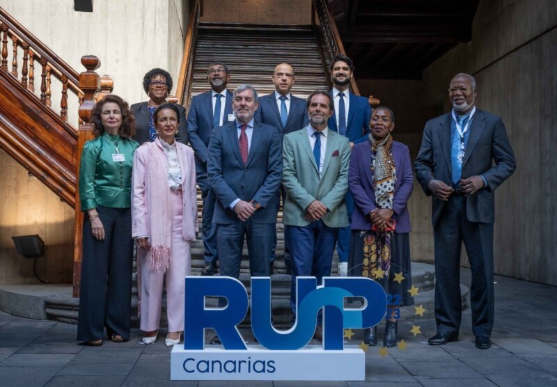 Representantes de las regiones ultraperiféricas en la XXVIII Conferencia de Presidentes de las RUP. Imagen Presidencia del Gobierno