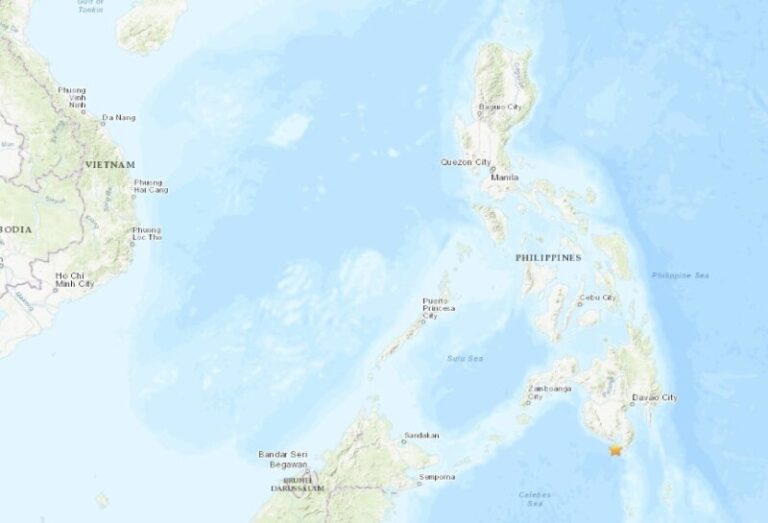 Terremoto de magnitud 7,2 en el sur de Filipinas, sin alerta de tsunami