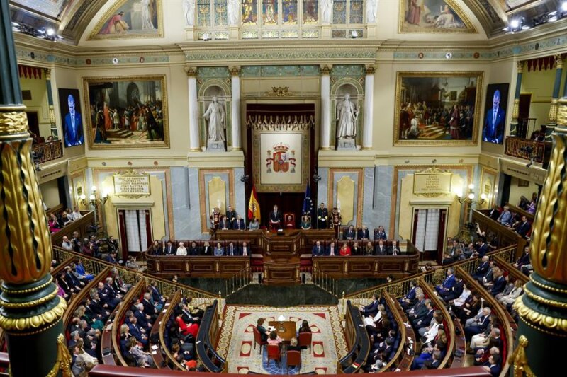 Vista general hemiciclo Congreso Diputados. Efe