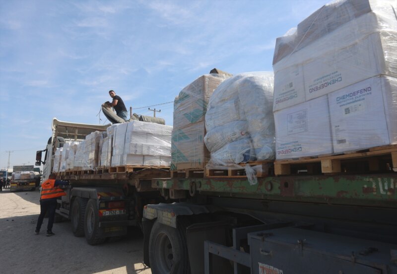 850 camiones de ayuda humanitaria entraron en Gaza desde el 21 de octubre
