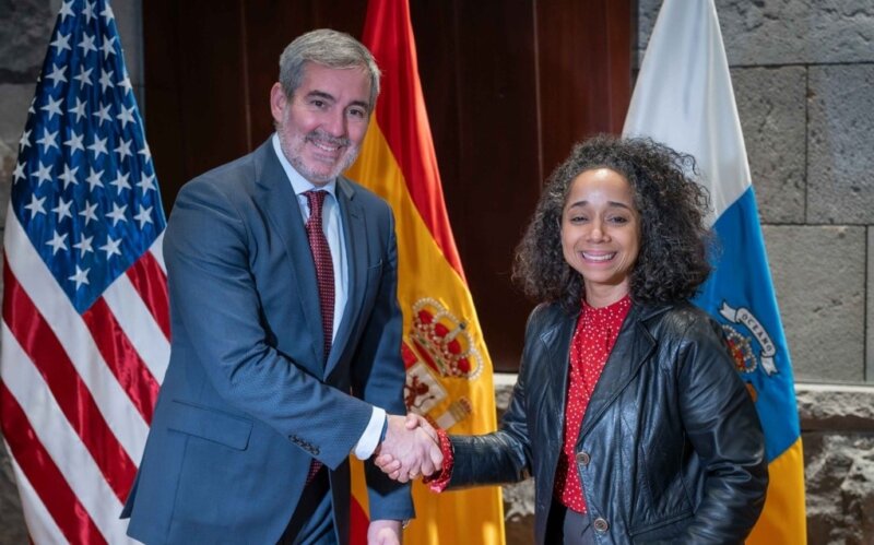 Canarias y Estados Unidos cooperarán para desarrollar proyectos económicos y de investigación
