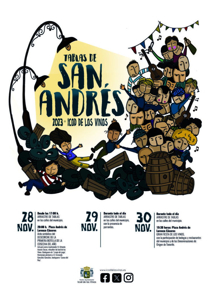 Cartel de las Tablas de San Andrés de Icod de los Vinos 